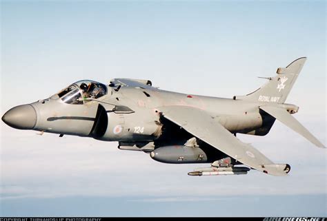 British Aerospace Sea Harrier Fa2 Uk Navy Aviation Photo 1270122