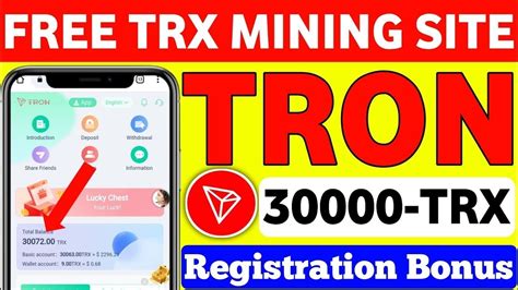 Tron Trx Free Mining Website Trx New Site Today Trx Mining Site