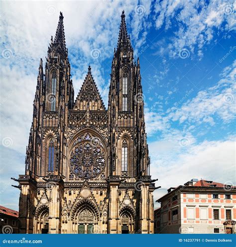 St Vitus Cathedral Prague Stock Image Image Of Tower Vitus 16237791