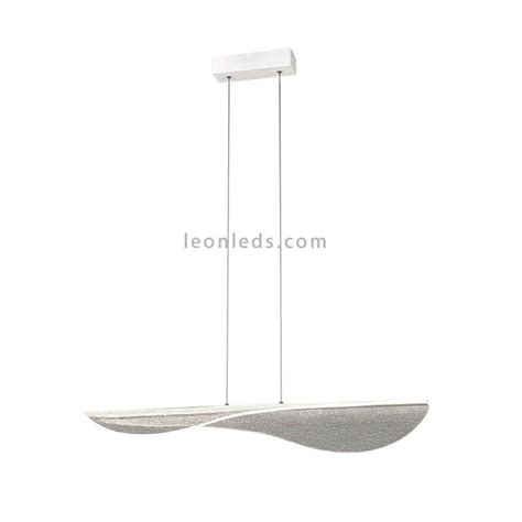 Lámpara LED colgante de metal y cristal Oslo de MDC LeonLeds