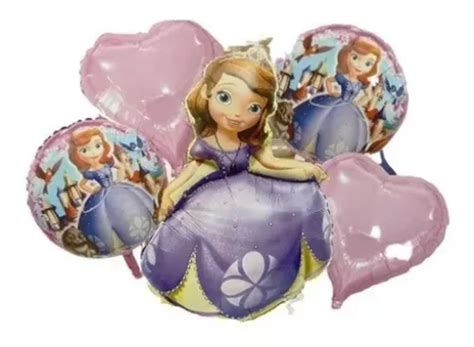 Kit Globos Met Licos Princesita Sofia Fiesta Cumplea Os