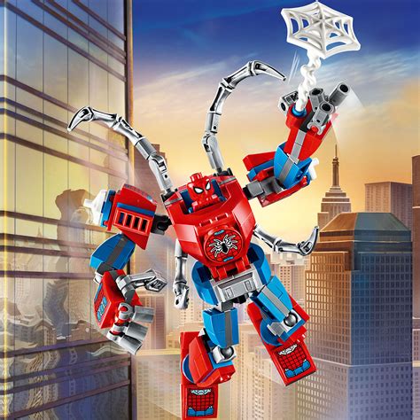 76146 Lego Marvel Superheroes Spider Man Mech 152 Pieces Age 6 Ebay