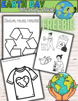 Earth Day Morning Work Early Finisher Activities Freebie Tpt