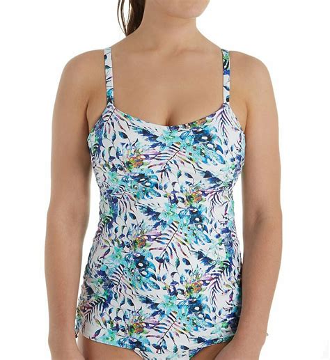 Fantasie Multi Fiji Underwire Tankini Swim Top Us 34i Uk 34g Swimwear