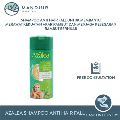 Azalea Hijab Shampoo With Zaitun Oil And Ginseng Extract 180 ML