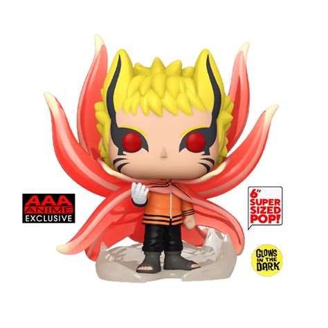 Funko Pop Naruto Baryon Mode Aaa Exclusive Timeless