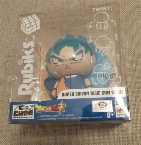 Megahouse Rubiks Charaction Cube Dragonball Super Saiyan Son Blue Goku