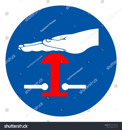 Emergency Stop Symbol Signvector Illustration Isolated Stock Vector (Royalty Free) 1447183823 ...