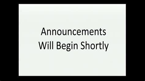 High School Morning Announcements Youtube
