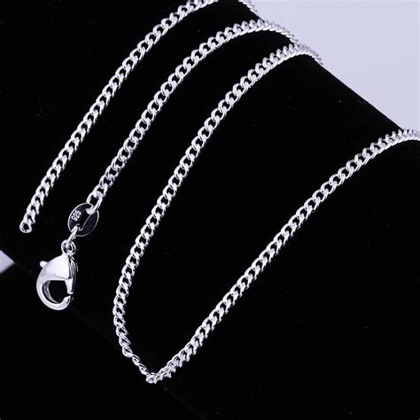 Wholesale Sterling Silver Plated Curb Figaro Bead Box Snake Chain