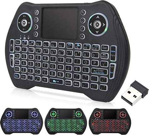 Mini Keyboard Touchpad Function With Light