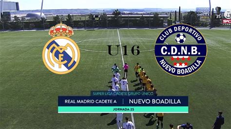 Real Madrid Vs Trival Valderas Superliga Infantil A U Youtube