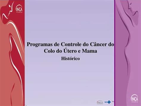 Ppt Programas De Controle Do Câncer Do Colo Do Útero E Mama Histórico Powerpoint Presentation