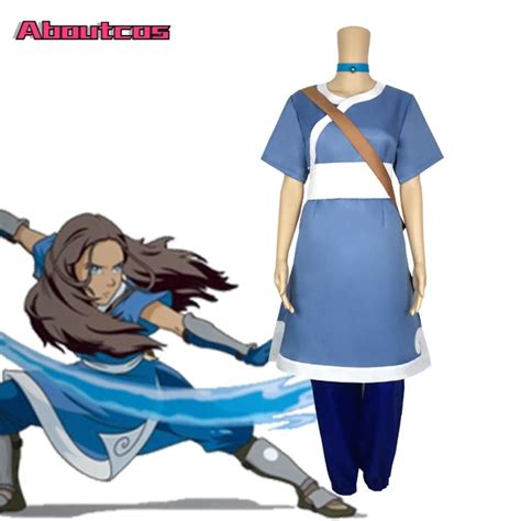 Katara Cosplay Costume Anime Avatar The Last Airbender