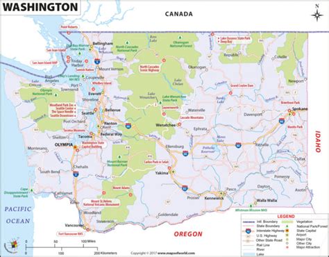 Map Of Washington State Cities And Towns Printable Map Ruby Printable Map