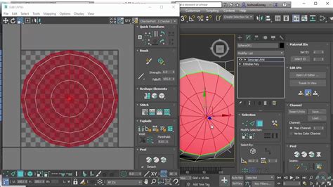 Planar Uv Mapping In Ds Max Youtube