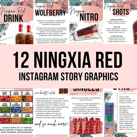 Pink Ningxia Red Make A Shift Daily Wellness Kit Graphics For Etsy