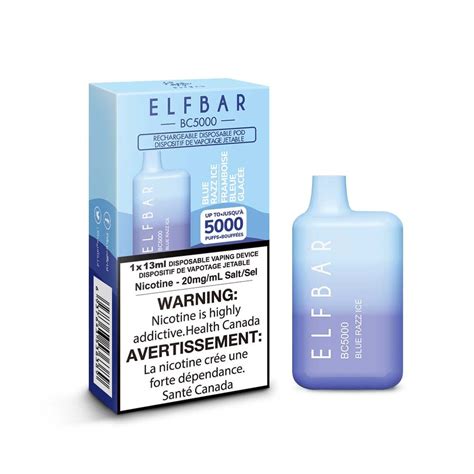 Elf Bar 5000 Blue Razz Ice Vapes Hq