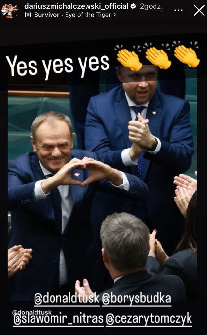 Donald Tusk Triumfuje Szybka Reakcja Michalczewskiego Wymowne S Owa