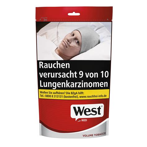 West Red Volumen Tabak Beim Tabakdealer Erh Ltlich