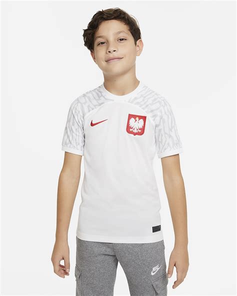 Maillot De Foot Nike Dri FIT Pologne 2022 23 Stadium Domicile Pour Ado