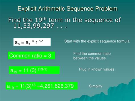 Ppt Given An Arithmetic Sequence With Powerpoint Presentation Free Download Id 9310632