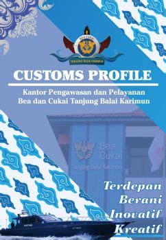 BUKU PROFIL KPPBC TMP B TANJUNG BALAI KARIMUN Humasplitbk PDF