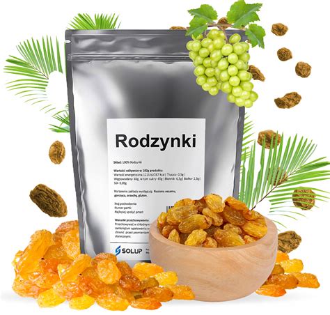 RODZYNKI SUŁTAŃSKIE świeże NATURALNE słodkie 1kg 13458685358 Allegro pl