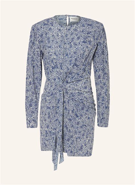 Marant Toile Kleid Dulce In Blau Weiss