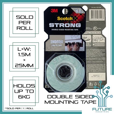 3m Mounting Tape Double Sided Strong Tape 3m Scotch Brand Original