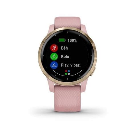 Garmin Vivoactive 4S Dust Rose Light Gold 010 02172 33 WATCH DE LUXE EN