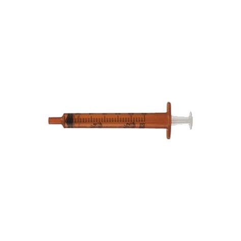 Becton Dickinson Oral Syringe With Tip Cap Ml Amber Count