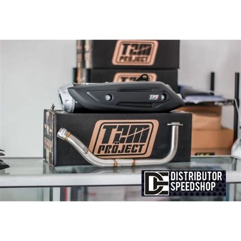 Jual Knalpot Racing Tzm Project Original Non Ss Full Pack Fullset Leher