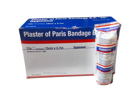 Plaster Of Paris Gypsona Cm Pop Bandage Inch At Piece In