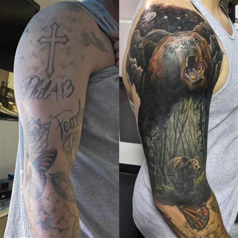 Cover Up Tattoo By Jeff Hamm Madison Tattoonow