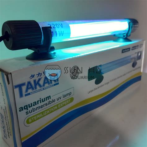 Jual Lampu UV Ultra Violet Takari 5 Watt Aquarium Aquascape Shopee