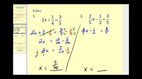 One Step Equation Calculator