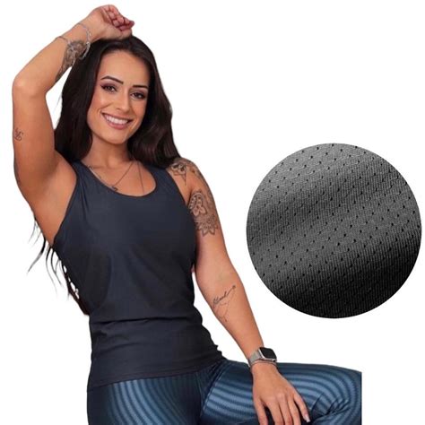 Regatas Dry Fit Fitnes Costas Nadador Furadinha Para Academia Shopee