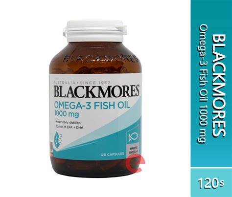 Blackmores Omega 3 Fish Oil 1000MG Capsule 120S Lazada