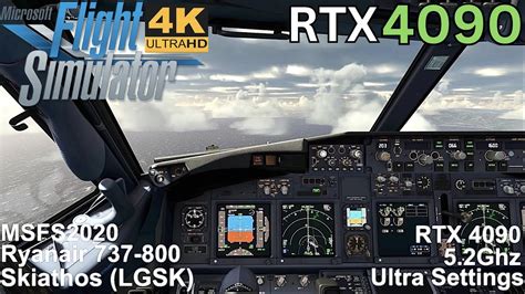 Msfs Rtx Skiathos Lgsk Kt Crosswind Ryanair Approach