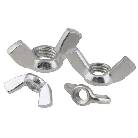 Bright Zinc Plated Steel M3 M4 M5 M6 M8 M10 M12 Wing Nuts Butterfly Nut