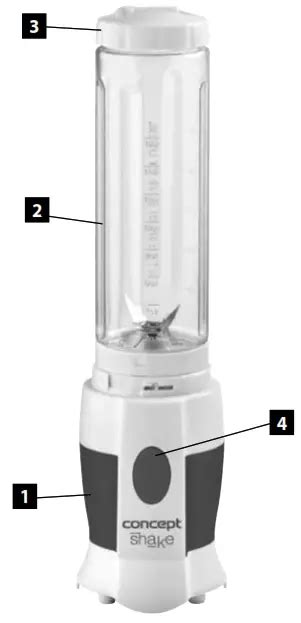 Concept Sm Smoothie Maker Blender Instruction Manual