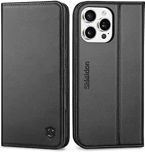 Amazon.co.jp: SHIELDON iPhone 16 ProMax Compatible Case, Folio Genuine ...