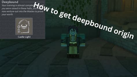 Deepwoken How To Get Deepbound Origin Youtube