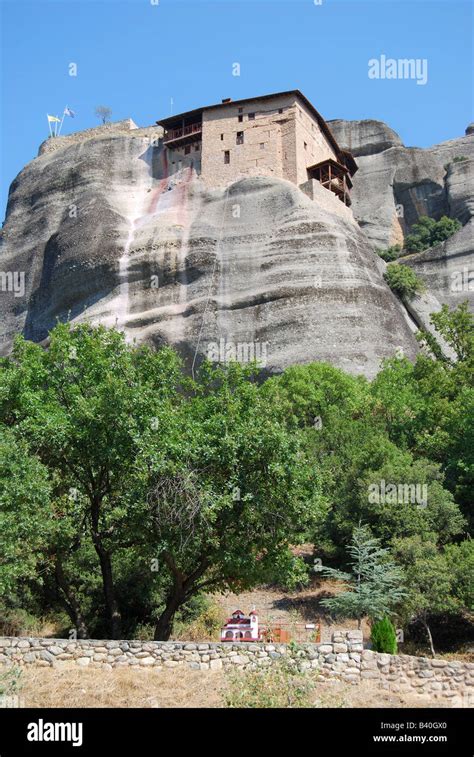 St Nicholas Anapafsas Monastry Meteora Kalampaka Trikala Thessaly