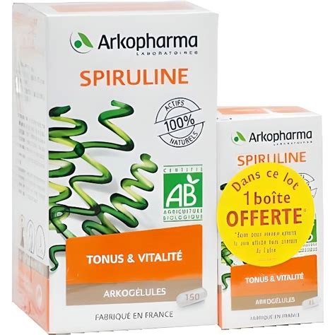 Arkopharma Arkogélules Edition Limitée Lot Spiruline Bio 150 gélules