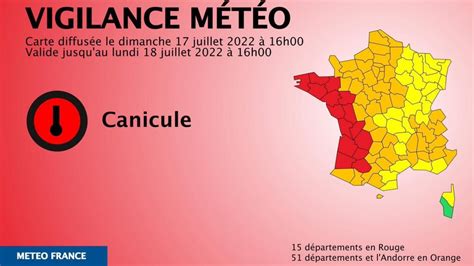 Canicule Les D Partements Du Cher Et De Lindre Plac S En Vigilance