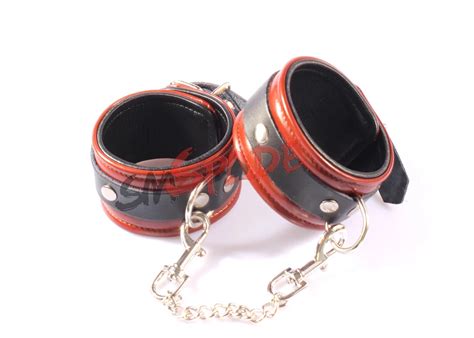 Genuine Leather Handcuffs Poetical Leather Wrist Cuffs Adult Sex Toys