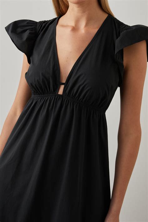 Tina Dress Black Rails