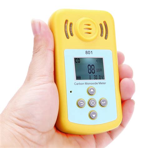 Mini Carbon Monoxide Gas Meter Portable CO Detector LCD Display And